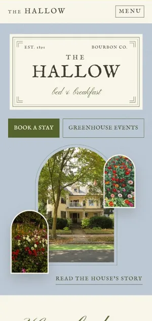 The Hallow homepage on a phone